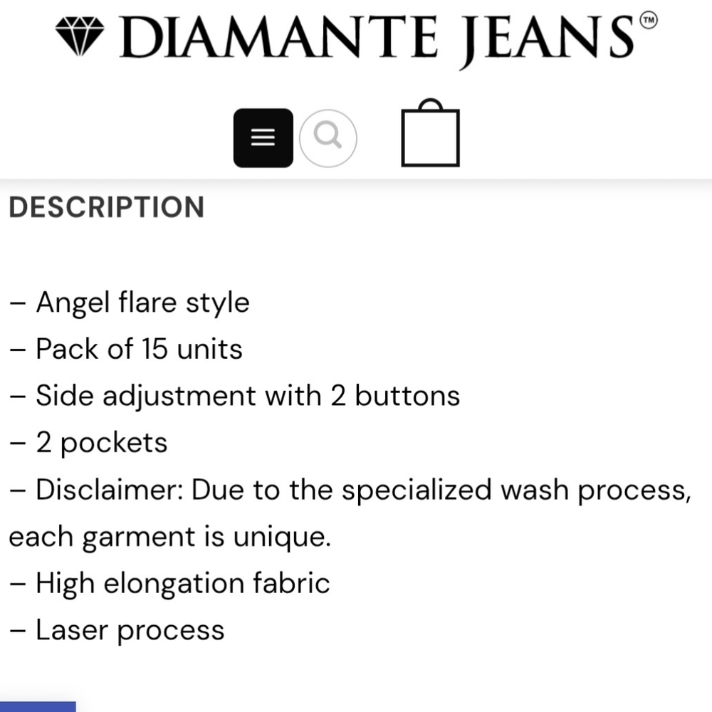 Angel Flare Jeans, Light Wash. Size 15 Junior. New With Tag - Picture 6 of 15